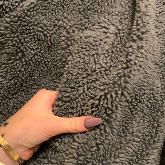 🐼 grey teddy jacket 🐼 - Picture 4 of 5